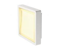 SLV INDIGLA Outdoor-Lampe Aluminium/Glas Weià Lampe auÃen, Aussen-Lampe