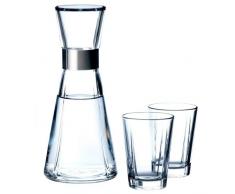 Rosendahl 25143 Wasserkaraffe und 2 Wassergläser Grand Cru, 0.9 Liter