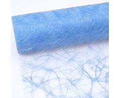 Deko AS GmbH Sizoweb Tischband hellblau 30 cm Rolle 25 Meter 64 015-R