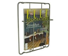 Capventure Frame-1 Zeitschriftenständer, silberfarben