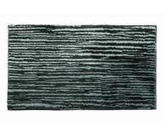 SCHÖNER WOHNEN-Kollektion, Mauritius, Badteppich, Badematte, Badvorleger, Design Streifen - anthrazit, Oeko-Tex 100 zertifiziert, 70 x 120 cm