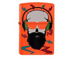 Zippo 60002160 PL Hipster Feuerzeug, Messing, Edelstahloptik, 1 x 3,5 x 5,5 cm