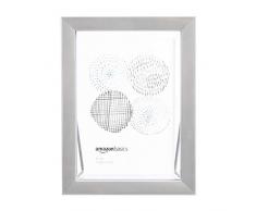 AmazonBasics Schwebender Bilderrahmen, 10 x 15 cm, Nickelfarben