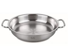 Fissler original-profi collection / Edelstahl-Servierpfanne, Bratpfanne ohne Deckel, Paella-Pfanne, Induktion, alle Herdarten (hoher Rand, Ø 20 cm)