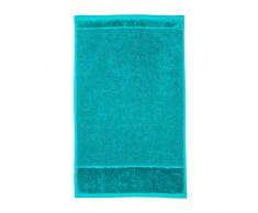 möve Bamboo Luxe Gästetuch 30 x 50 cm aus 60% Baumwolle / 40% Viskose aus Bambus-Zellstoff, ocean