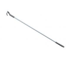 Wenko Aufhängehilfe Herkules Kleiderhaken, Stahl, 3 x 76 x 1 cm, weiß