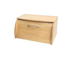 T&G Woodware T&G Scimitar Brotkasten aus natürlichem Hevea-Holz