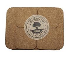 Apollo Tisch-Sets und Untersetzer, Kork, 4 Stück