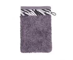 frottana Shadow Waschhandschuh 15 x 20 cm aus 100% Baumwolle, stone