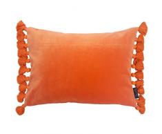 Ragged Rose Terry, Samt Kissen und innere Pad, Burnt Orange