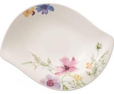 Villeroy & Boch- Mariefleur Basic Serve & Salad tiefe Schale, Schale für Beilagen und Salate, 29 cm, Premium Porzellan, weiß/bunt