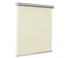 ROLLMAXXX Thermo Verdunkelungsrollo Klemmfix ohne Bohren (60 x 215 cm, Creme)