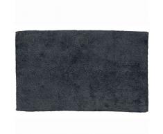 Kela Badematte Ladessa, Baumwolle, dunkel grau, 65Â x 55Â cm