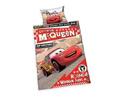 Herding 2629212063 Disney`s Cars Bettwäsche, Baumwolle, rot, 100 x 135 x cm