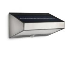Philips myGarden 178114716 Greenhouse Solar LED Wandleuchte, Edelstahl, Bewegungsmelder