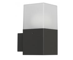 Ranex 5000.483 LED Wand Außenleuchte aus Aluminium und Kunststoff, in schwarz, E27 7 Watt