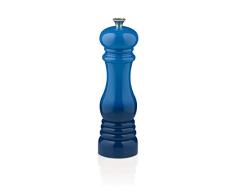 Le Creuset Pfeffermühle, ABS-Kunststoff, 6,2 x 6,2 x 20,8 cm, Keramik-Mahlwerk, Marseille (Blau)