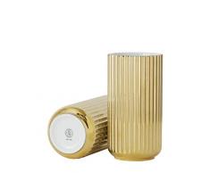 Lyngby Lyngbyvase Vase, Porzellan, Gold, 11x11x20,5 cm
