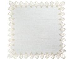 Plauener Spitze by Modespitze 3086L_11_9090 Tischdecke Nizza L, Größe 90 x 90 cm, rechteckig