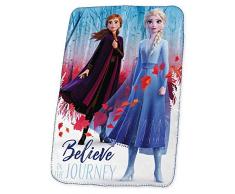 Die Eiskönigin Silk Touch 2 Referenz KD Tagesdecke und Tagesdecke Heimtextilien Unisex Erwachsene Mehrfarbig (Mehrfarbig), Einheitsgröße