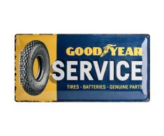 Nostalgic-Art 27024 Goodyear - Service, Blechschild 25x50 cm