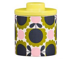 Orla Kiely OK612 Storage Jar-Scallop Flower Forest Vorratsdose für die Küche, keramik