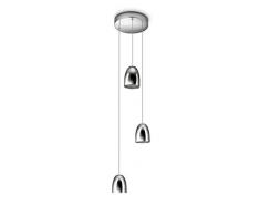 Philips myLiving LED Pendelleuchte Wolga 3-flammig, chrom