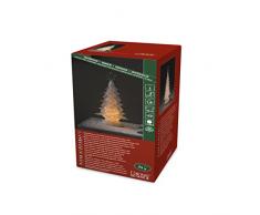 Konstsmide 2803-000 LED Acryl Weihnachtsbaum, rotierend / für Innen (IP20) / 3 warm weiße Diode / Batteriebetrieben: 3 x AA 1.5V (exkl.)