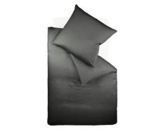 fleuresse G-009100-9031-0200 Makosatin Bettwäsche colours Uni 155x200 cm anthrazit