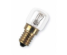OSRAM Backofenlampe E14 bis 300 Grad Special Oven T-Kolben / Glühbirne für Backofen 15 Watt / Schraubsockel, / klar, warmweià - 2700K
