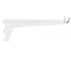 Connex Regalelement Träger für Kleiderstange, Tiefe 33 cm, Metall, 330 mm, weiß, 35.5 x 12 x 3.5 cm