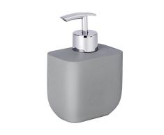 WENKO 22030100 Seifenspender Concrete, FlÃ¼ssigseifen-Spender, SpÃ¼lmittel-Spender FassungsvermÃ¶gen: 0,3 l, Polyresin, 9,3 x 14 x 6,5 cm, grau