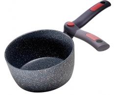 Moneta Währung einfach Induction Schmorpfanne mit Griff klappbar, Aluminium, Grau, 20 cm