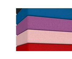 Kneer Qualität 93 Exclusive-Stretch Spannbetttuch, 90x190-100x220, 63 hellblau
