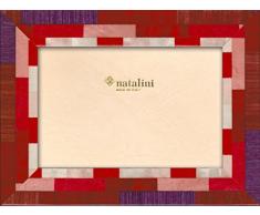 Natalini MIRA AMARVR 13X18 Bilderrahmen mit Unterstützung für Tisch, Tulipwood, Rot, 13 X 18 X 1,5