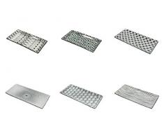 Villa dEste Home Tivoli 2195383 Black Confusion Tablett 6 Ass, Stoneware