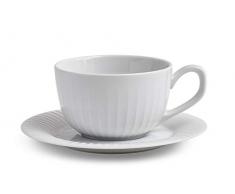 Kähler Hammershoi Tasse mit Untertasse, Porzellan, 15 cm