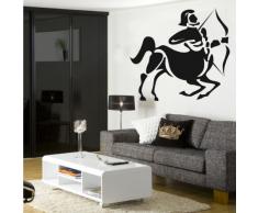 INDIGOS 4052166066495 Wandtattoo w396 SchÃ¼tze - Sternzeichen Wandaufkleber, 96 x 96 cm, schwarz