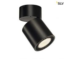 SLV LED Strahler SUPROS 3150lm dreh- und schwenkbar | Decken-Leuchte individuelle Innen-Beleuchtung | Decken-Spot, Deckenstrahler, Decken-Lampe, LED-Spot | LED Inside, 3000K, EEK A-A++, Schwarz
