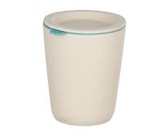 Wenko Aufbewahrungsdose Parla 0,90 l - Vorratsdose, Frischhaltedose mit Deckel und Silikonring luftdicht und aromafrisch Fassungsvermögen: 0,90 l, 11 x 15 x 11 cm, beige