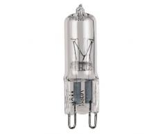 Hama Halogen Backofenlampe G9 bis 300 Grad (33 Watt Glühbirne für Backofen, Stecksockel, warmweiß, 2700K, Special Oven T-Kolben) klar