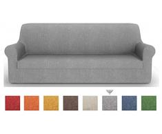 PETTI Artigiani Italiani - Sofaüberwurf, Sofabezug, Sofaüberwurf Grau, Sofabezug 1 Sitzer, Jacquard Stoff, 100% Made In Italy