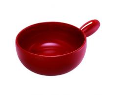 KUHN RIKON 32185 Fondue Käsefondue Caquelon Rot Classic 22cm