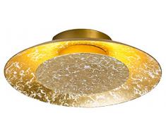 Nino Leuchten Deckenleuchte, Glas, Gold, 15 x 25 x 5 cm