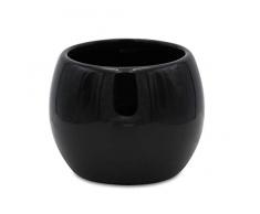 Ridder Belly Becher, Keramik, schwarz, ca. 10 x 10 x 7,8 cm