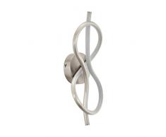 EGLO NOVAFELTRIA Wandleuchte, Stahl, 10 W, nickel-matt