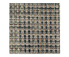 Sambonet Table Mats Linea Q Tischset 42 x 33 cm hell strukturiert, Kunststoff, 42.5 x 33.5 x 1 cm