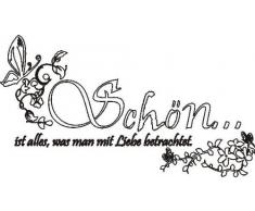 INDIGOS 4051719341973 Wandtattoo, Vinyl, weiÃ, 60 x 10 x 10 cm