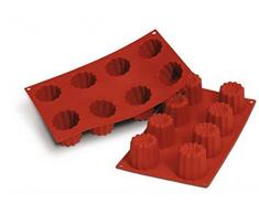 Silikomart 20.050.00.0060 Backform Nr. 8 Bordelais, terrakottafarben