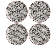 Maxwell Williams Boho Dessertteller, Porzellan, porzellan, blau, Dessert Plates